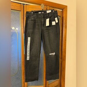 Ladies OLD NAVY BLACK POWER JEAN SIZE 10, BRAND NEW